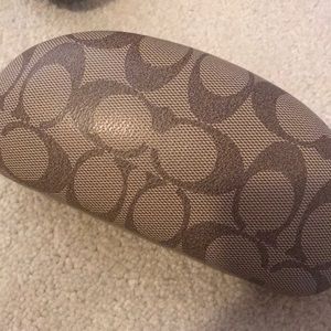 coach glasses case